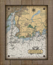 Load image into Gallery viewer, East Haven CT Nautical Chart Board Mounted Canvas Print
