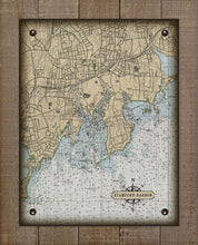 Load image into Gallery viewer, Stamford CT  Nautical Chart -  Board Mounted Canvas Print
