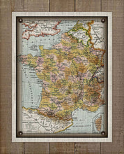 Load image into Gallery viewer, Vintage Finland Map Board Mounted Canvas Print
