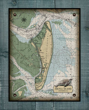 Load image into Gallery viewer, Jekyll Island Nautical Chart - Board Mounted Canvas Print
