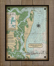 Load image into Gallery viewer, Cumberland  Island -Georgia- Nautical Chart - Board Mounted Canvas Print
