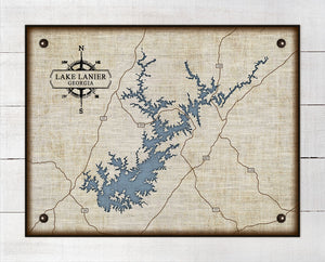 Lake Lanier - Board Mounted Canvas Print