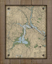 Load image into Gallery viewer, Dover to Portsmouth New Hampshire Nautical Chart - Board Mounted Canvas Print
