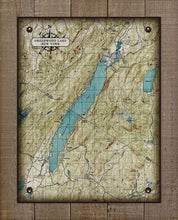 Load image into Gallery viewer, Greenwood Lake Map - Board Mounted Canvas Print
