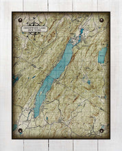 Load image into Gallery viewer, Greenwood Lake Map - Board Mounted Canvas Print
