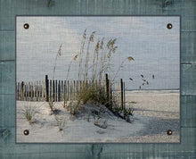 Load image into Gallery viewer, Sea Oats And Fence - Board Mounted Canvas Print
