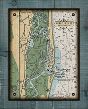 Load image into Gallery viewer, Murrells Inlet South Carolina Nautical Chart - Board Mounted Canvas Print
