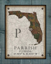 Load image into Gallery viewer, Parrish Florida Vintage Design On 100% Natural Linen
