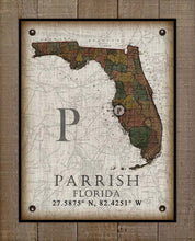 Load image into Gallery viewer, Parrish Florida Vintage Design On 100% Natural Linen
