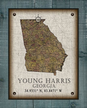 Load image into Gallery viewer, Young Harris Georgia Vintage Design On 100% Natural Linen
