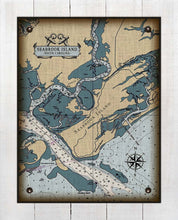 Load image into Gallery viewer, Seabrook Island South Carolina Nautical Chart - Board Mounted Canvas Print
